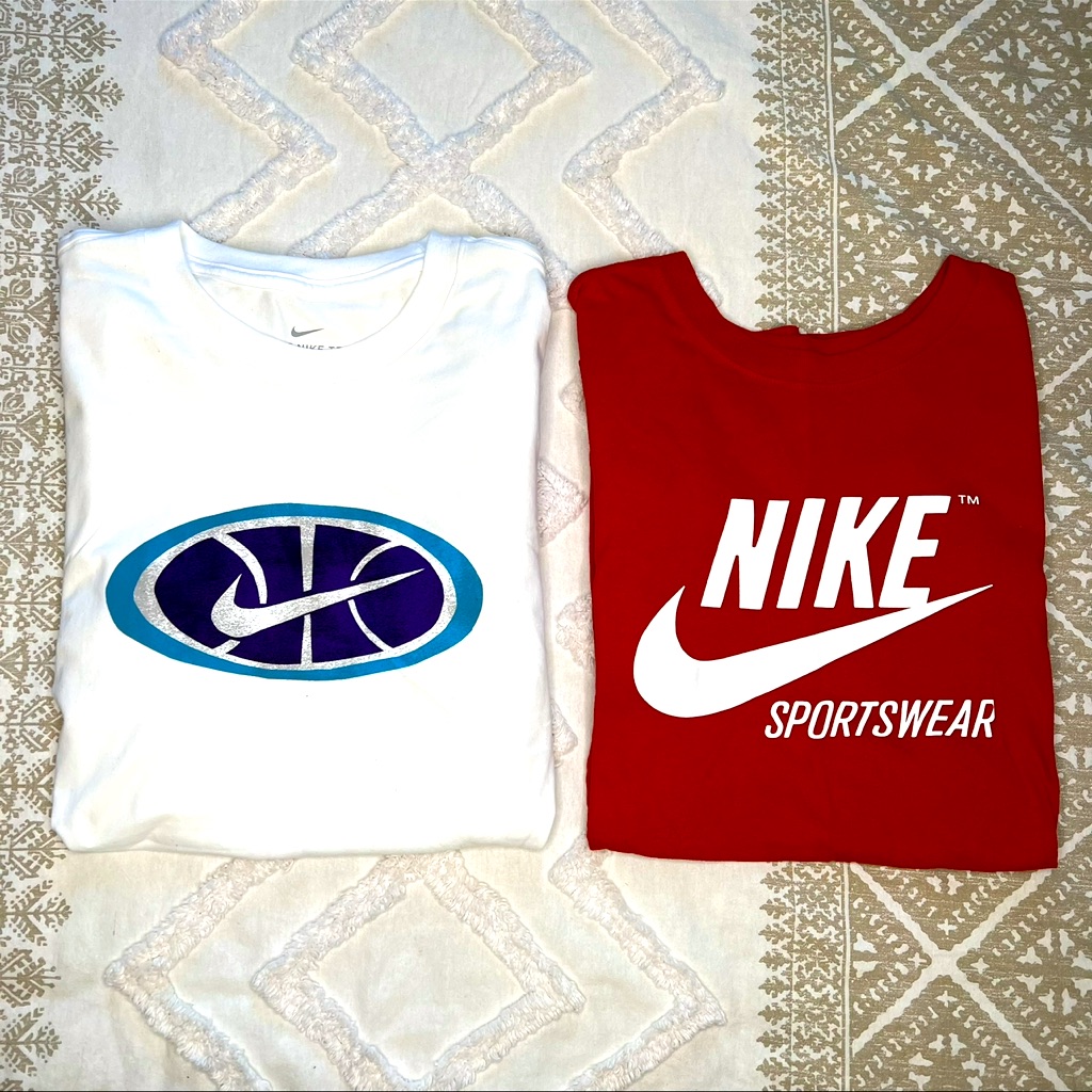 Two Nike Short Sleeve TShirts